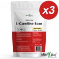 Atletic Food 100% Pure L-Carnitine Powder - 300 грамм (со вкусом, 3 шт по 100 г)
